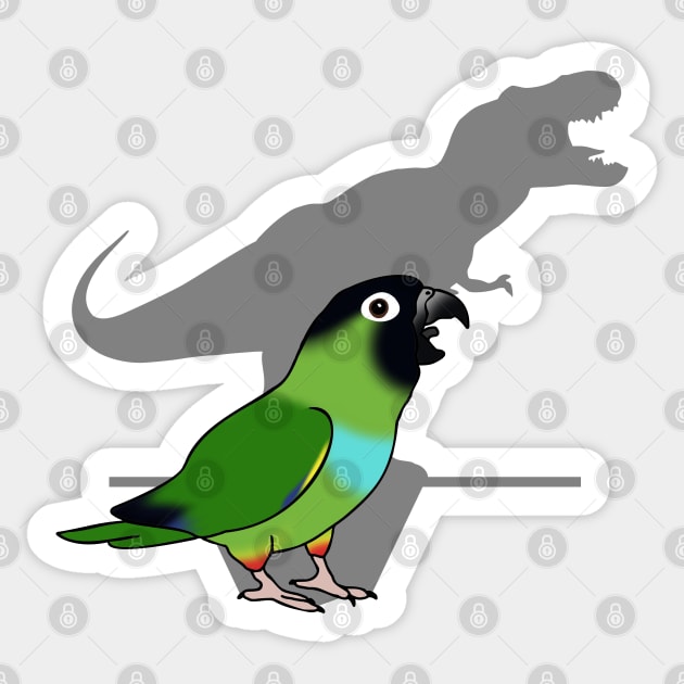 T-rex Nanday Conure Sticker by FandomizedRose